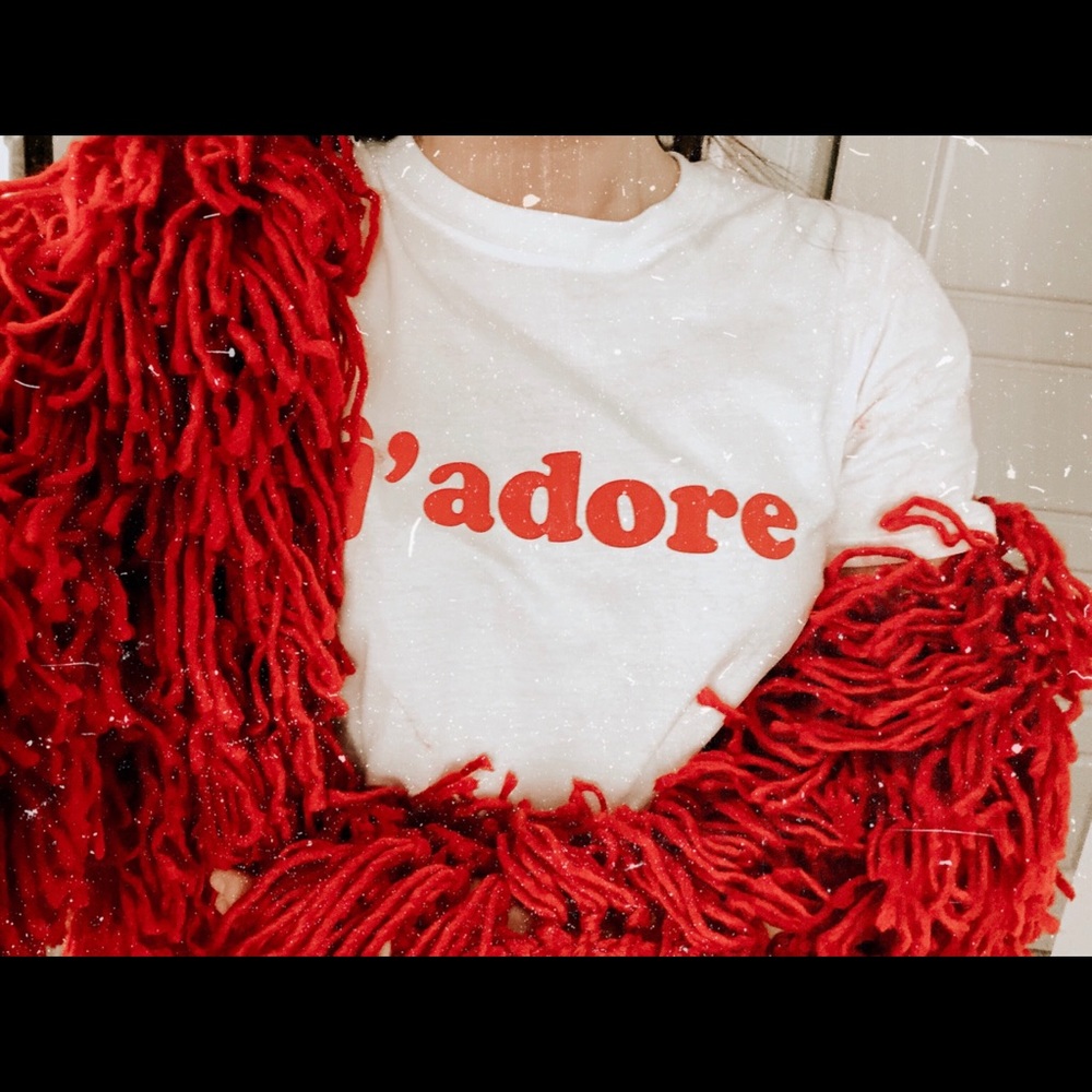 Nasty Gal Red Fringe Jacket